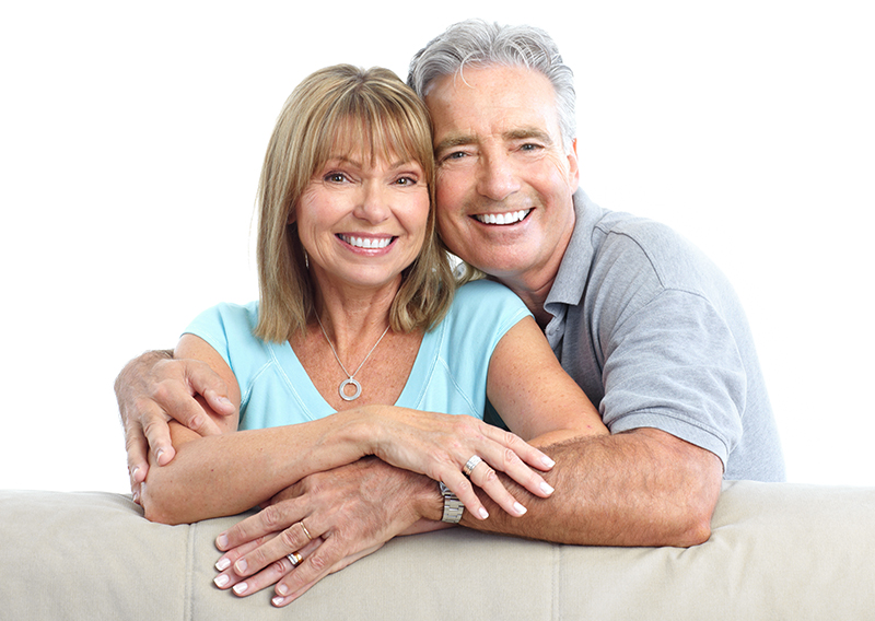 Senior Happy Couple With Dental Implants From Trusted Dental Excellence